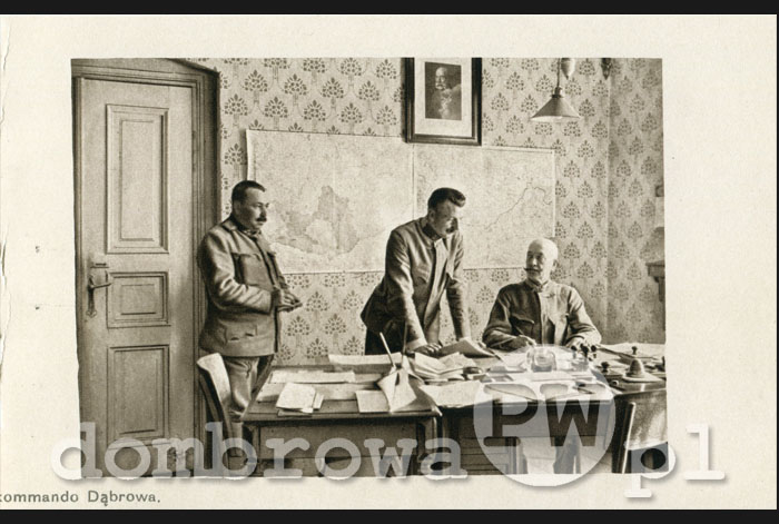 1914 r. Dąbrowa - Etappenhauptstationskommando