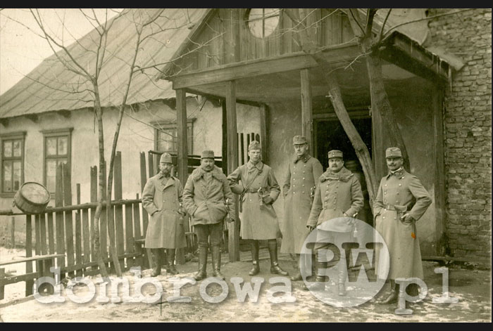 1915 r. Gołonóg - Placówka Departamentu Bezpieczeństaw Kolejowego