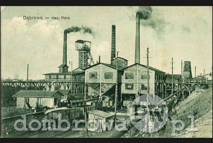 1921 r. Dąbrowa - Kopalnia Flora (Czechowski)