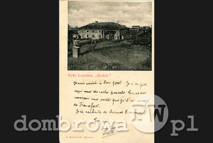 1900 r. Była Kopalnia Reden (Kostrzeński)