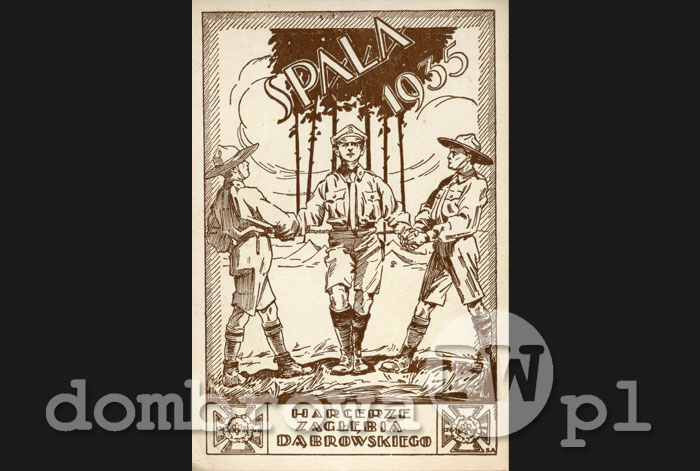 1935 r. Harcerze Zagłębia Dąbrowskiego - Spała 1935 (I Zagłębiowska Drużyna Harcerska)