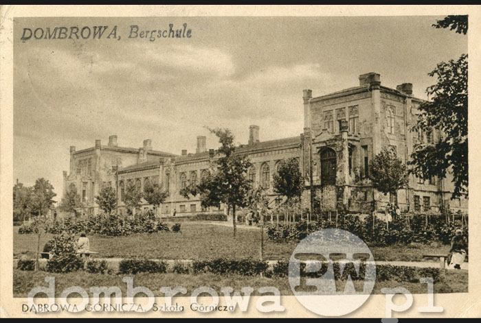 1940 r. Dombrowa, Bergschule (Brandys)