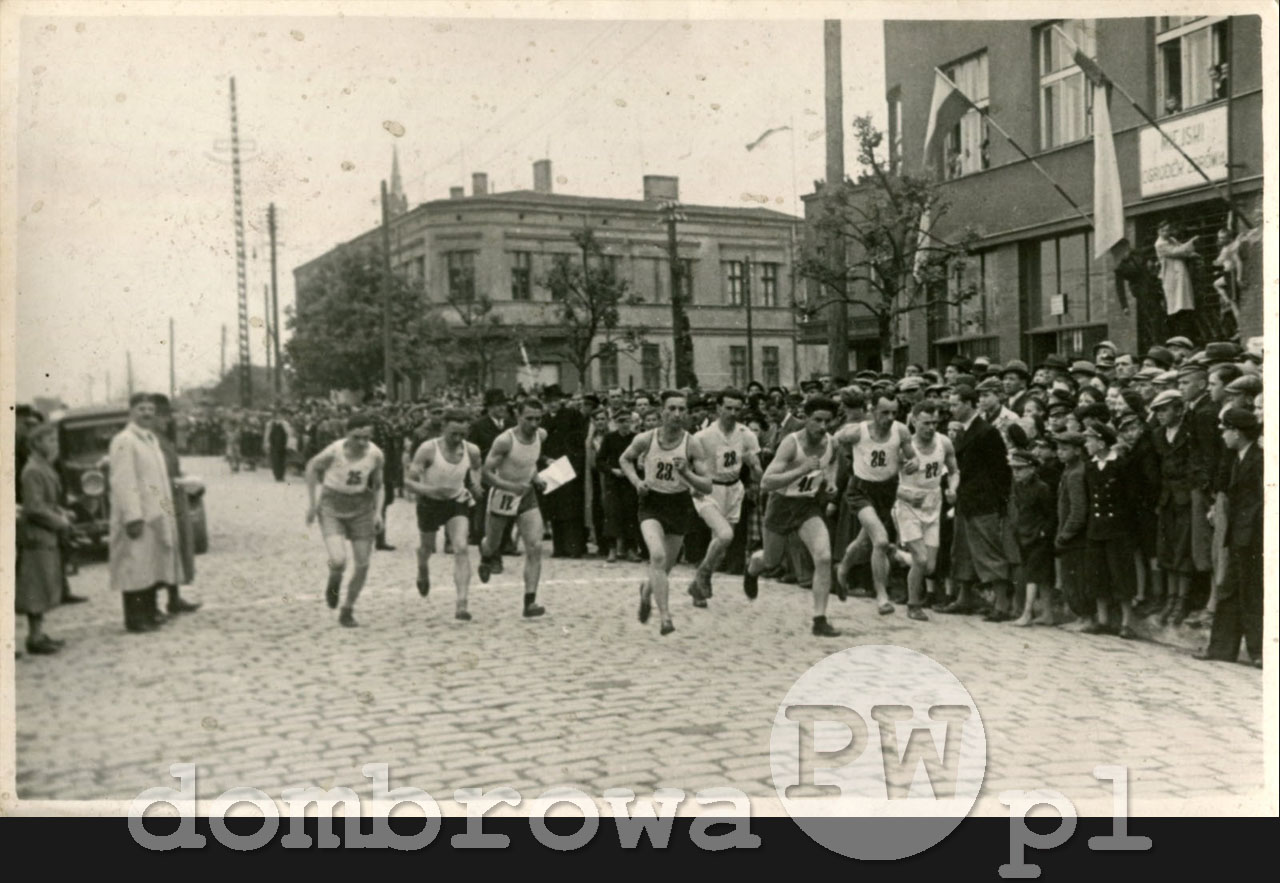 1935 r. Dąbrowa Górnicza, Zawody biegowe (Żelichowski)