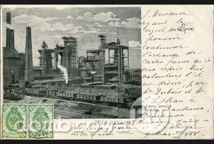 1900 r. Huta Bankowa (Święcki)