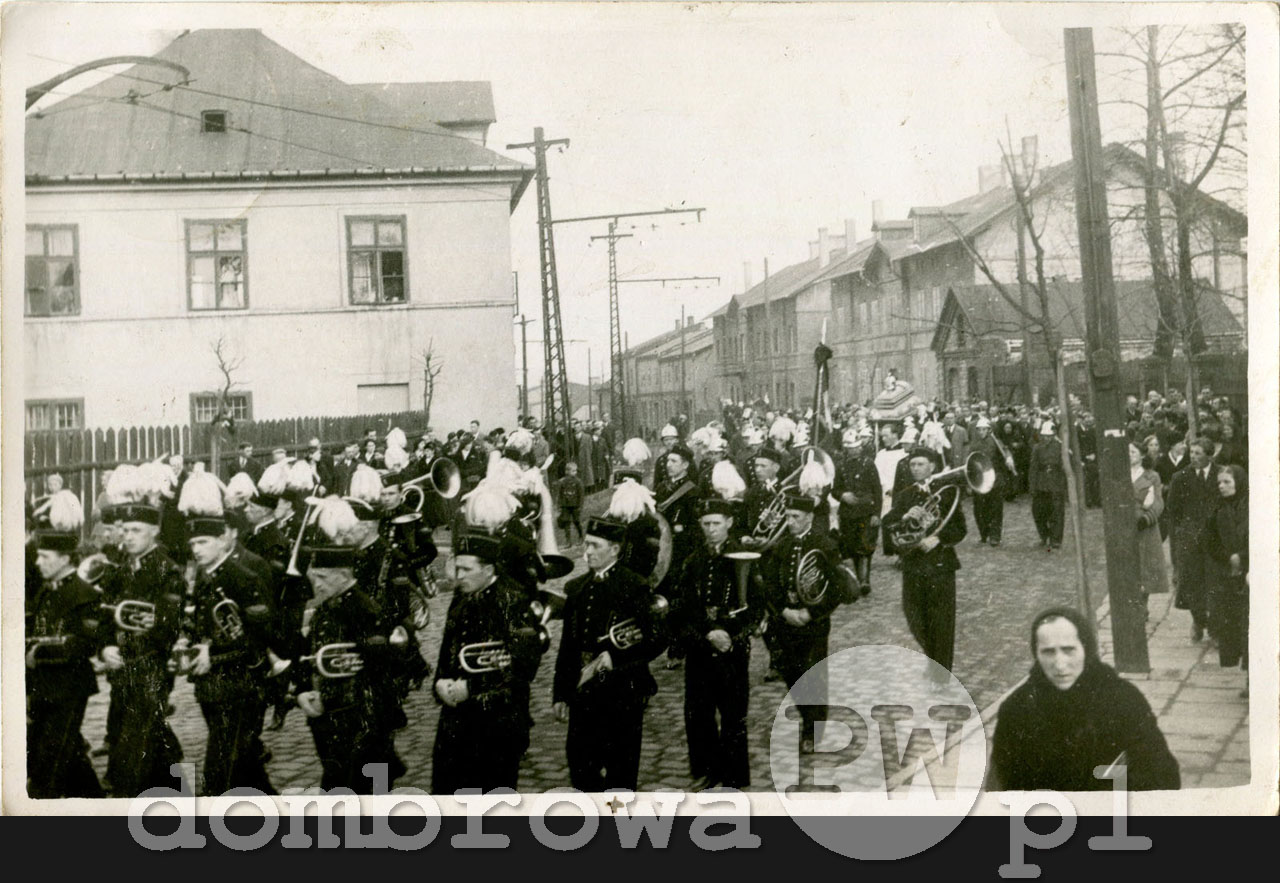 1936 r. Dąbrowa Górnicza, Procesja na Redenie (Żelichowski)
