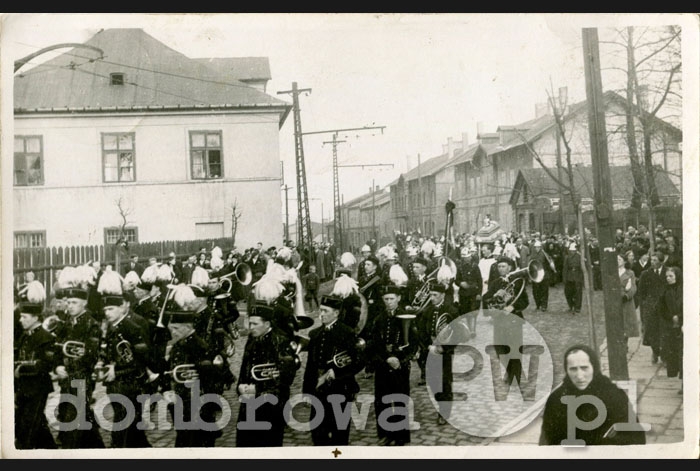 1936 r. Dąbrowa Górnicza, Procesja na Redenie (Żelichowski)