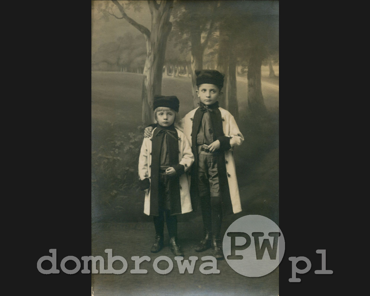 1913 r. Dąbrowa - Dzieci (Zalega)