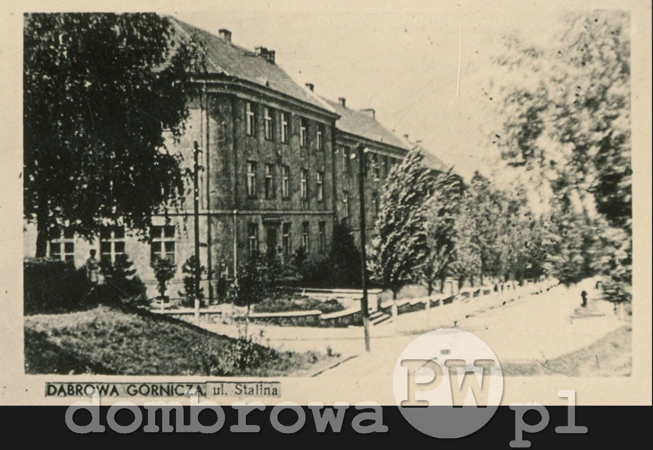 1950 r. Dąbrowa Górnicza - Ulica Stalina (Brandys)