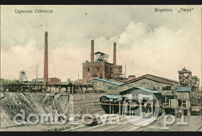 1905 r. Dąbrowa Górnicza - Kopalnia (błąd Paryż) Mortimer (Szereszewski)