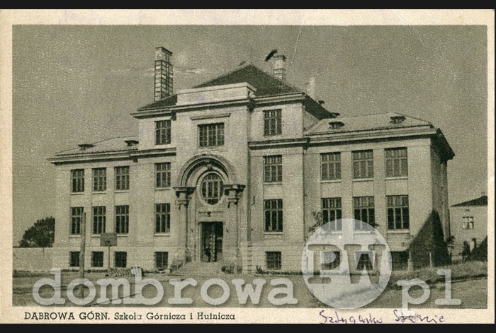 1950 r. Dąbrowa Górnicza - Szkoła Górnicza i Hutnicza (Walla)