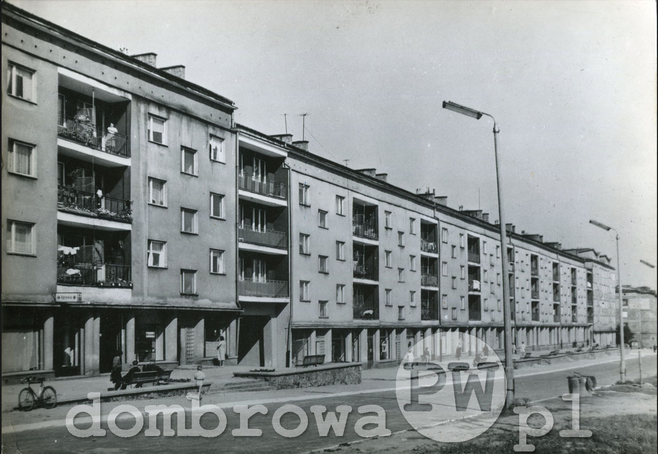 1962 r. Dąbrowa Górnicza - Fragment osiedla Gołonóg (RUCH)