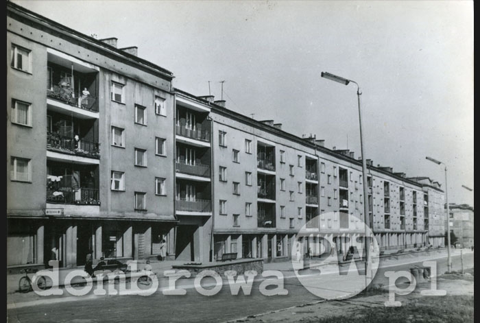 1962 r. Dąbrowa Górnicza - Fragment osiedla Gołonóg (RUCH)