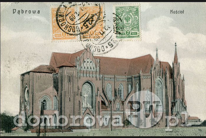 1905 r. Dąbrowa - Kościół (Zmigrod)
