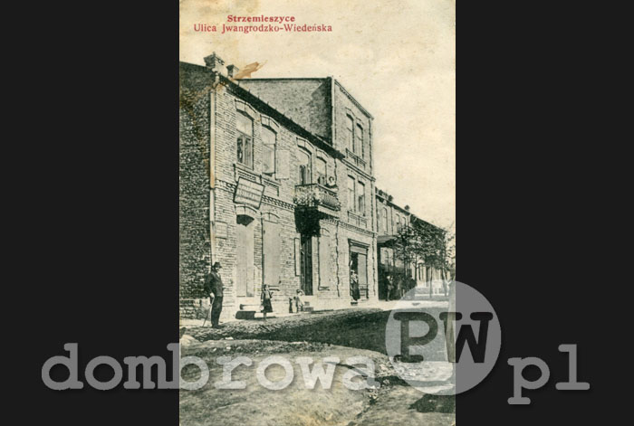 1907 r. Strzemieszyce - Ulica Iwanogrodzko - Wiedeńska (Jędrzejek)