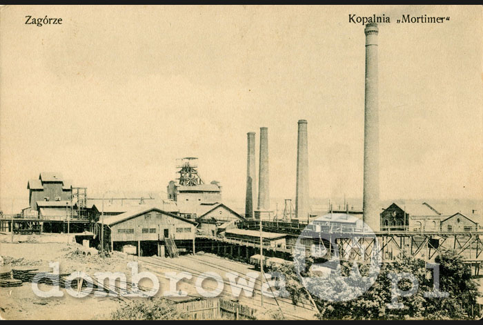 1905 r. Zagórze - Kopalnia Mortimer (Kostrzeński)